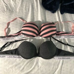 2 push up 34B US Polo aasn bras